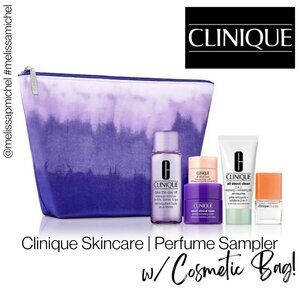 Clinique Skincare | Perfume Sampler w/Cosmetic Bag